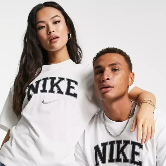 Nike Dri-Fit Logo spellout casual T-shirt Unisex M Athleisure Streetwear Casual - Picture 2 of 5